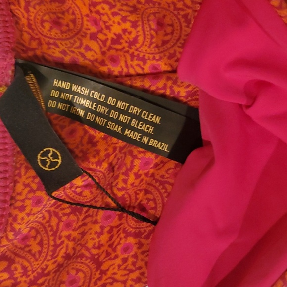 VIX PaulaHermanny Shaye Tie Side Bottom Size M - Picture 8 of 9